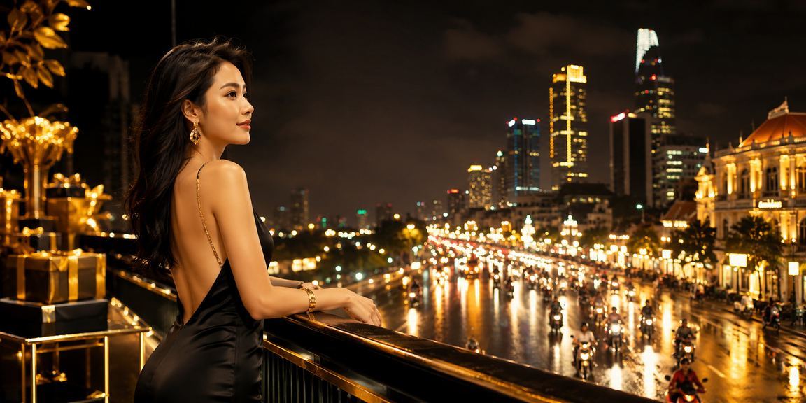 Không khí giải trí trực tuyến sôi động tại TP.HCM với ánh đèn neon lung linh